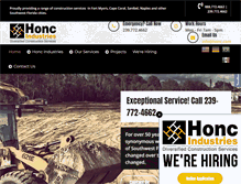 Tablet Screenshot of honc.com