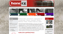 Desktop Screenshot of honc.cz