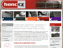 Tablet Screenshot of honc.cz